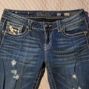 Distressed Miss Me Jeans